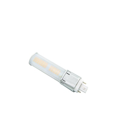 LIGHT EFFICIENT DESIGN 7W G24d RETROFIT, 
HORIZONTAL MTN ORIENTATION, 4000K LED-7322-40K-G3